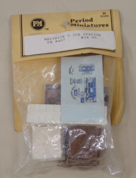 Period Miniatures 407 N Scale Meltnick's Ice Station Building Kit