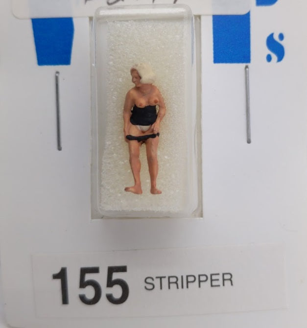 E-R Models 155 HO Scale Preiser VIPs Stripper Hanpainted Figure