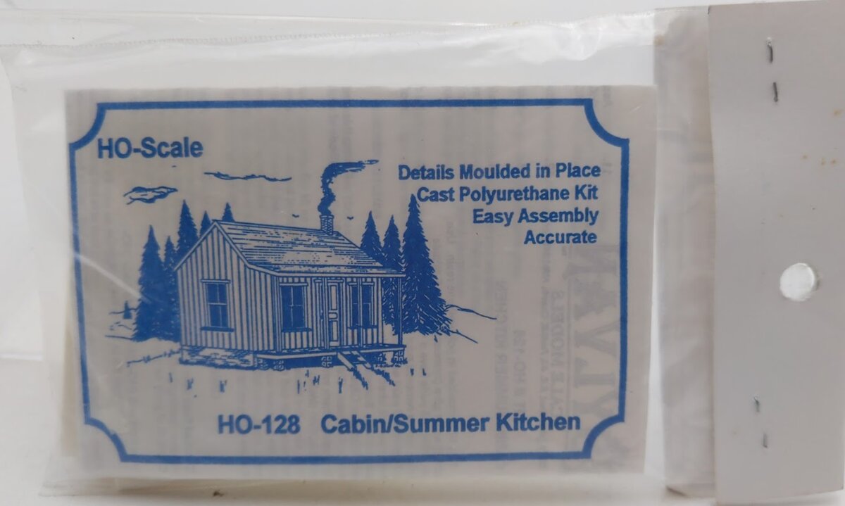 Sylvan Scale Models HO-128 Cabin or Summer Kitchen Cast Polyurethane Kit