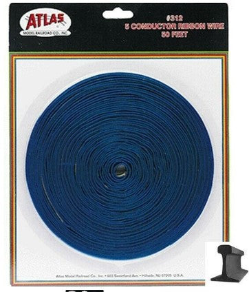 Atlas 0312 5 Conductor Ribbon Wire 50 Feet