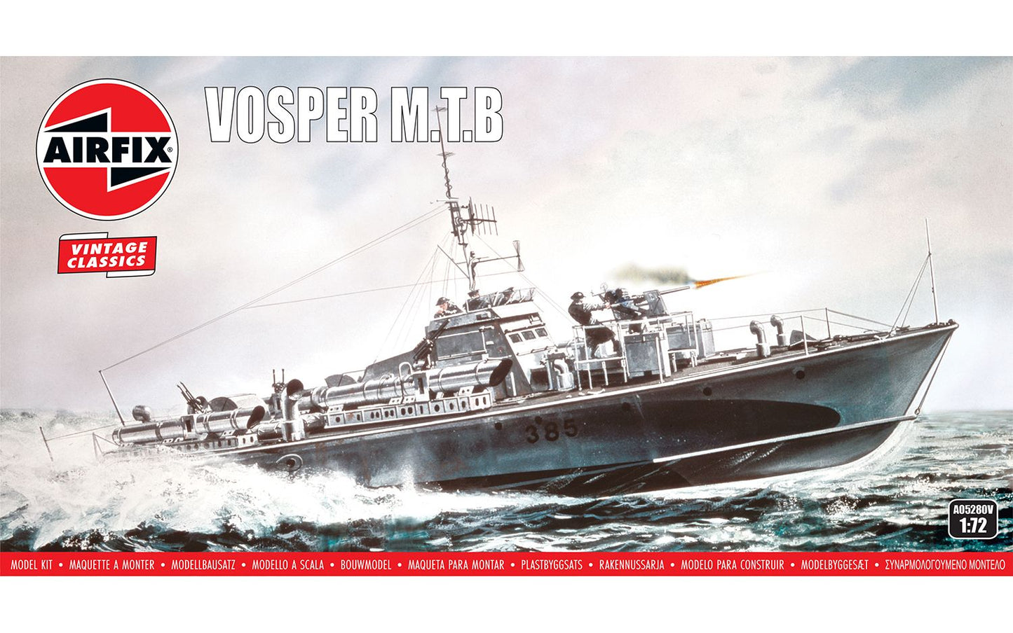 Airfix Products A05280V 1:72 Vosper Motor Torpedo Boat Plastic Model Kit