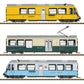 LGB 22227 G RhB Class ABe 8/12 "Allegra" Powered Rail Car Train