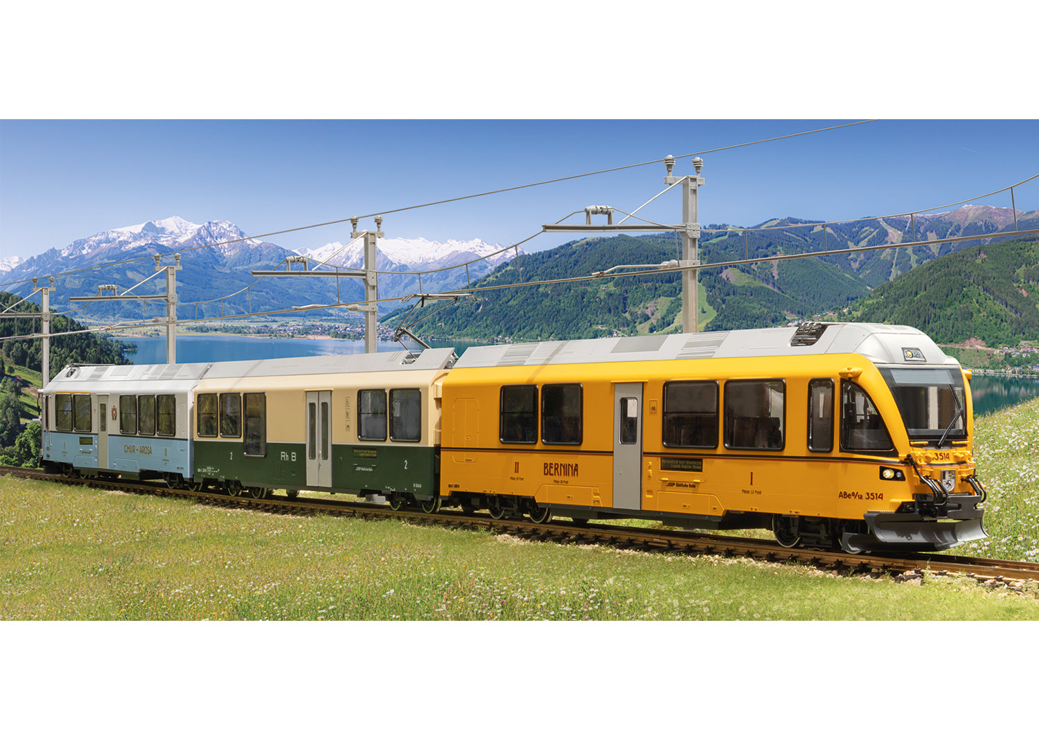 LGB 22227 G RhB Class ABe 8/12 