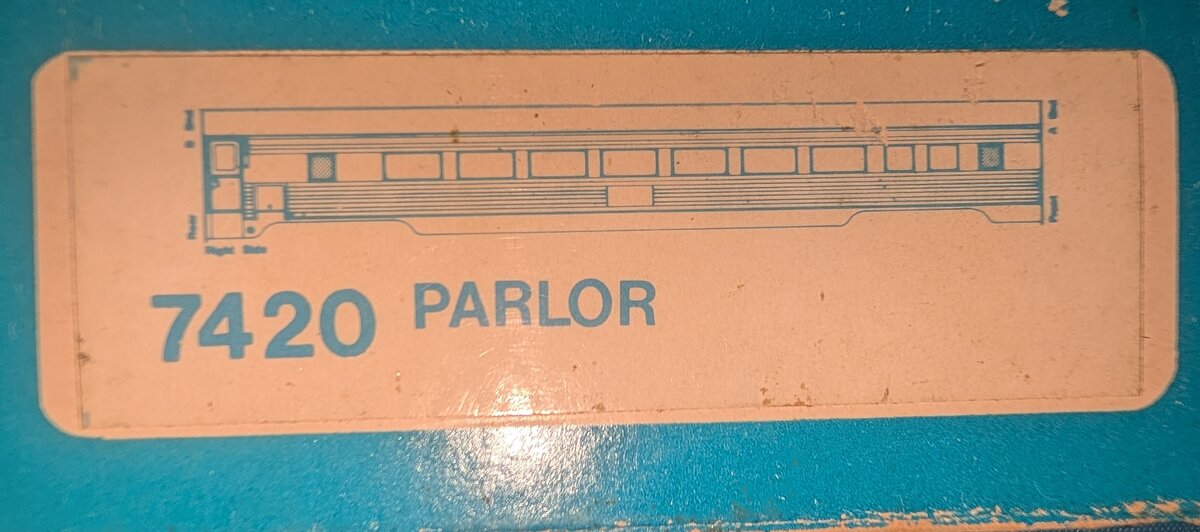 Limited Editions 7420 HO Basic Passenger Car Body Kit Parlor