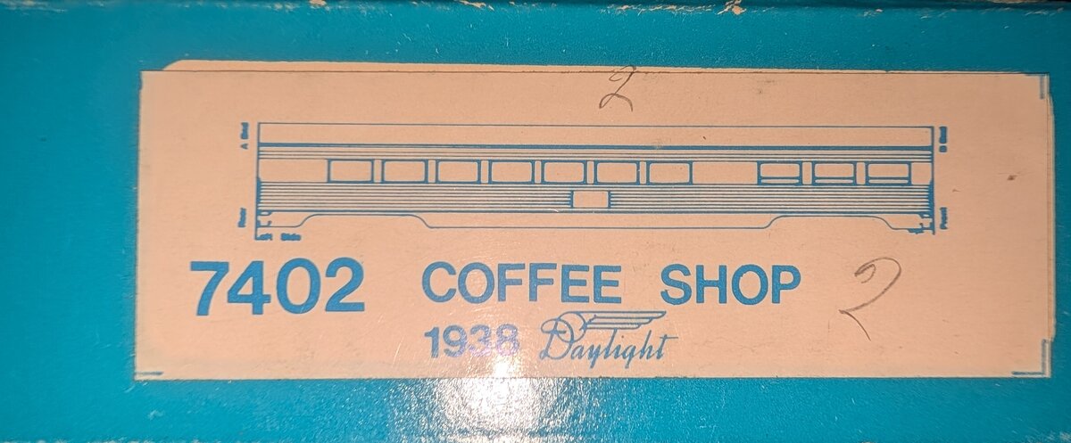 Limited Editions 7402 HO Basic Passenger Car Body Kit Coffee Shop '38 Daylight