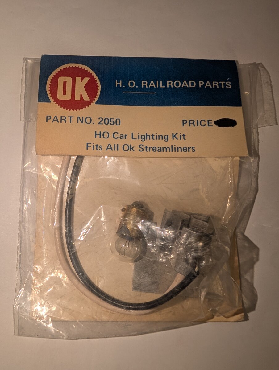 OK 2050 HO Car Lighing Kit Fits All Ok Streamliners
