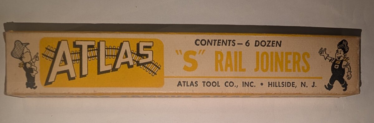 Atlas S Rail Joiners (Pack of 6 Dozen)