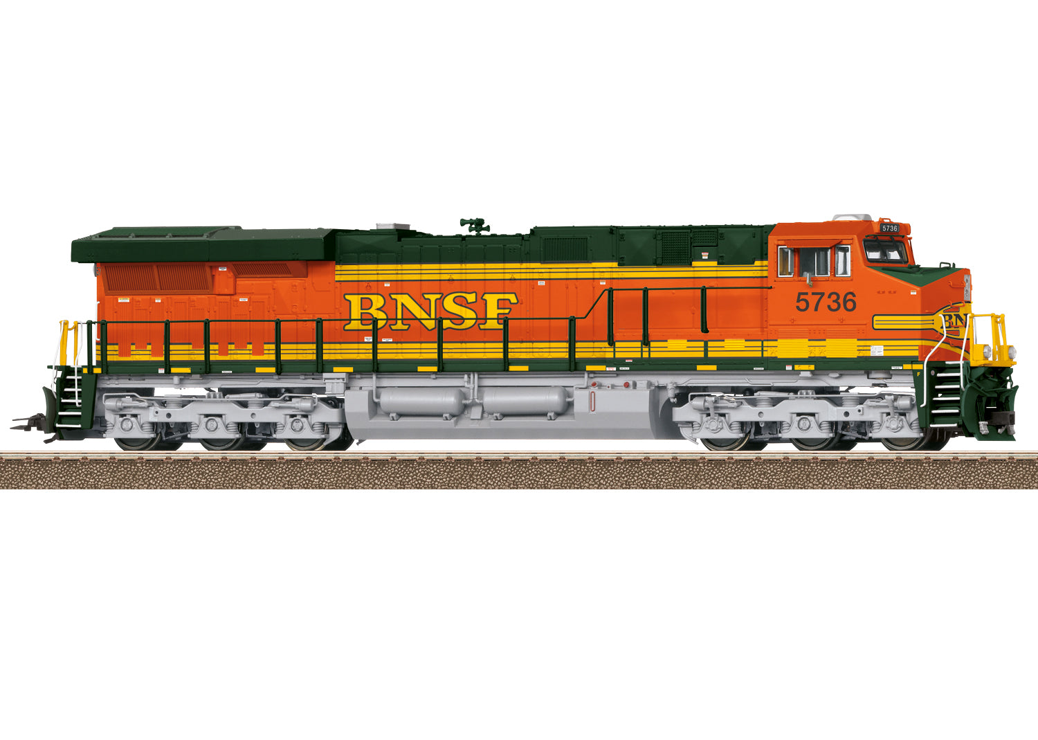 Trix 25447 HO Burlington Northern Santa Fe GE ES44AC Diesel Locomotive #5736