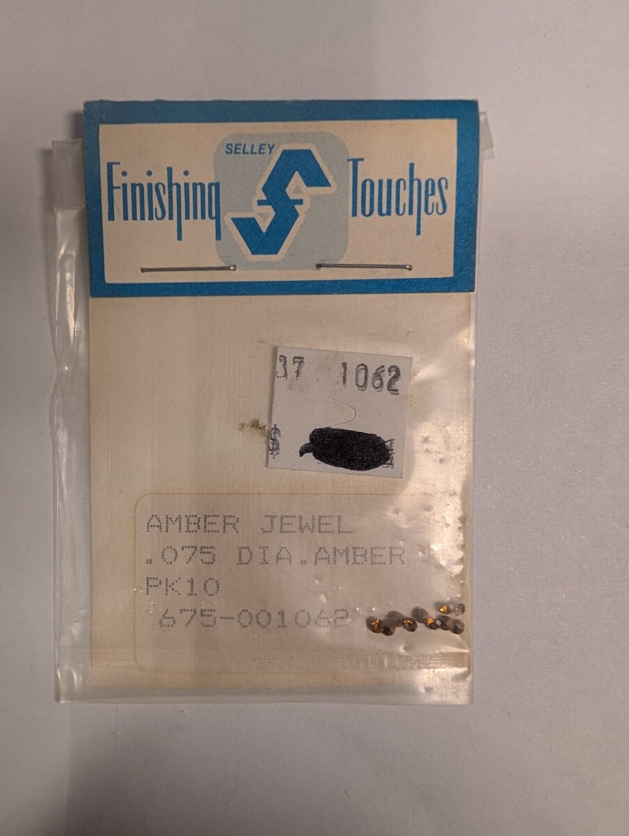 Finishing Touches 1062 Amber Jewel .075 Diameter (Pack of 10)