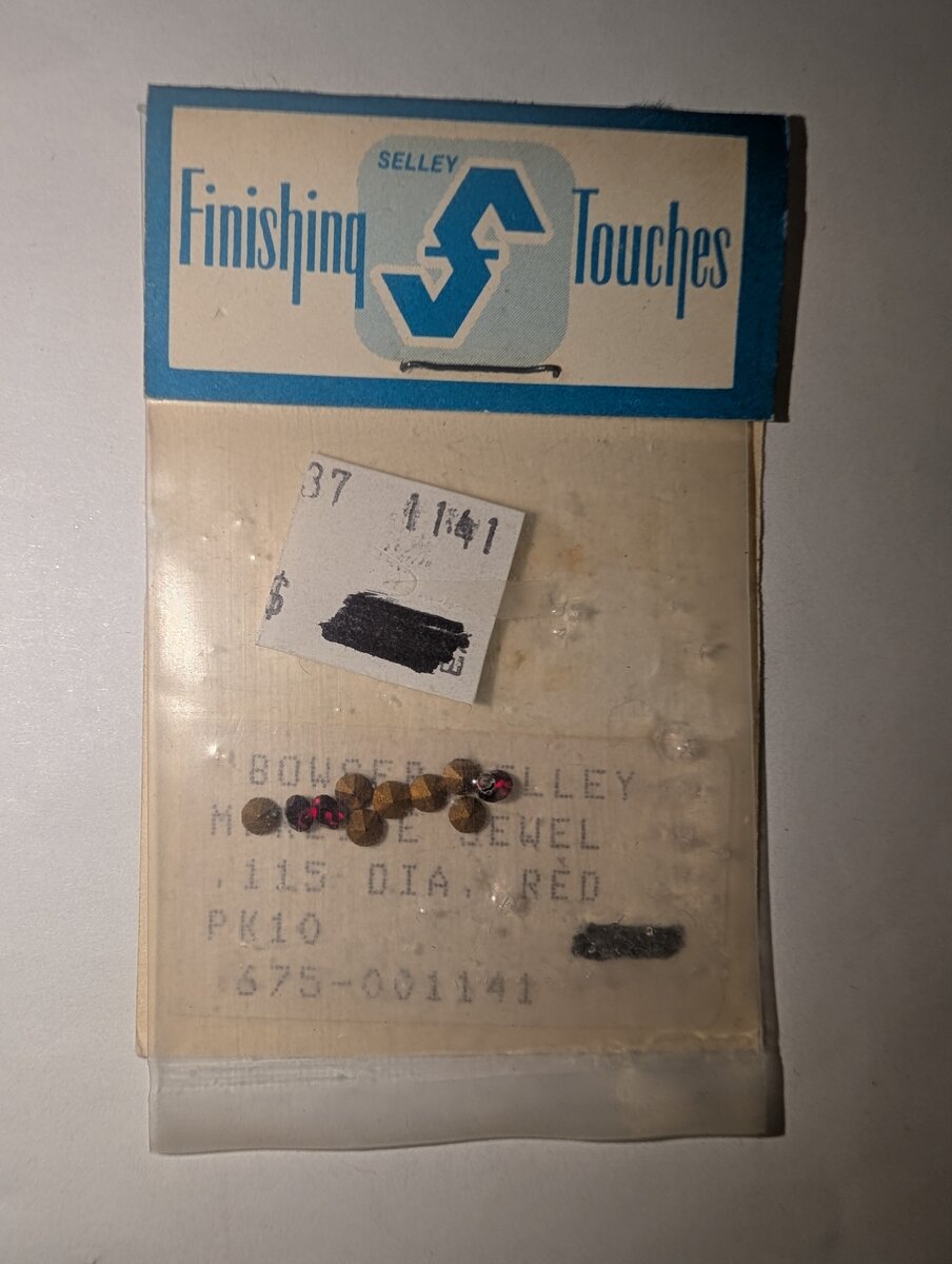 Finishing Touches 1141 Mkrlite Jewel .115 Diameter Red (Pack of 10)