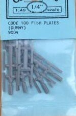 Grandt Line 9004 1:48 Scale Fish Plates Dummy Code 100