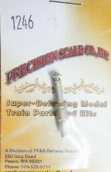 Precision Scale Co. 1246 O Scale Stack, Stove, w/Deflector (Brass Casting)