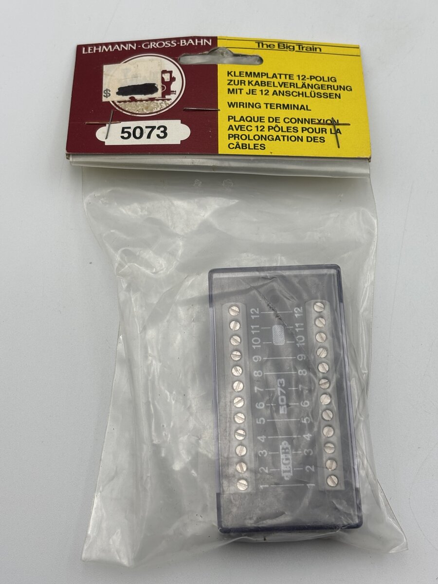 LGB 5073 G Scale 12 Pole Wire Terminal Connection Box