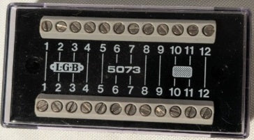 LGB 5073 G Scale 12 Pole Wire Terminal Connection Box