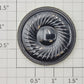 S-Helper 01671 8 Ohm 1 Watt 1-9/16" Magnetic Round Pancake Speaker