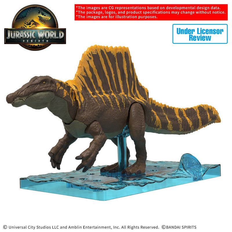 Bandai 2807580 Jurassic World Spinosaurus Plannosaurus Plastic Model Kit