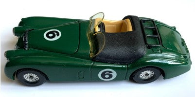 Corgi C870/1 1:43 Die Cast Emerald Green #6 Jaguar XK120 Sportscar