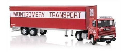 Corgi CC15301 1:50 Diecast Scania 111 Tandom Axle Box Van Montgomery Transport
