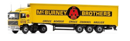 Corgi CC15513 1:50 Diecast Volvo F12 Fridge Trailer McBurney Transport