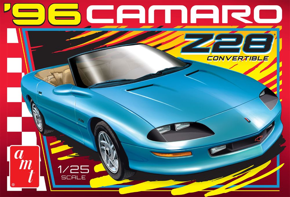 AMT 1495 1:25 1996 Chevy Camaro Z28 Convertible Plastic Model Kit