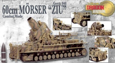 Dragon 61009 1:35 Diecast Gerat 0400 60cm Morser "Ziu" Combat Mode Artillery