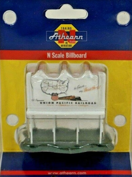 Athearn 10106 N Scale Billboard Union Pacific Railroad