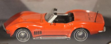 Sun Star 10041 1:43 Diecast Orange 1969 Chevrolet Corvette Convertible