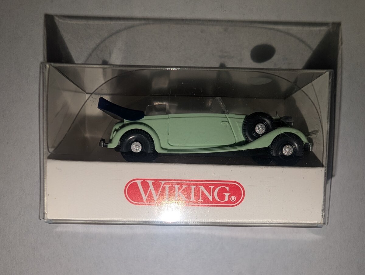Wiking 826 0318 1:87 Diecast Mint Green Audi Front Convertible