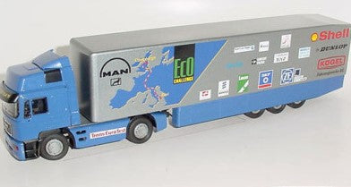 Conrad 6104 1:50 Diecast MAN F 2000 mit Container ECO Challenge Suck 01