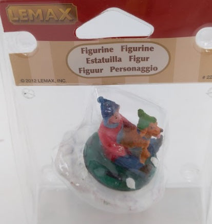 Lemax 22057 Christmas Village Tubing Buddies Christmas Figurine
