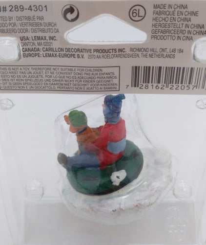 Lemax 22057 Christmas Village Tubing Buddies Christmas Figurine