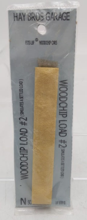 Haybros 8509 02 N Scale Woodchip Load #2 Simulates a Settiled Load