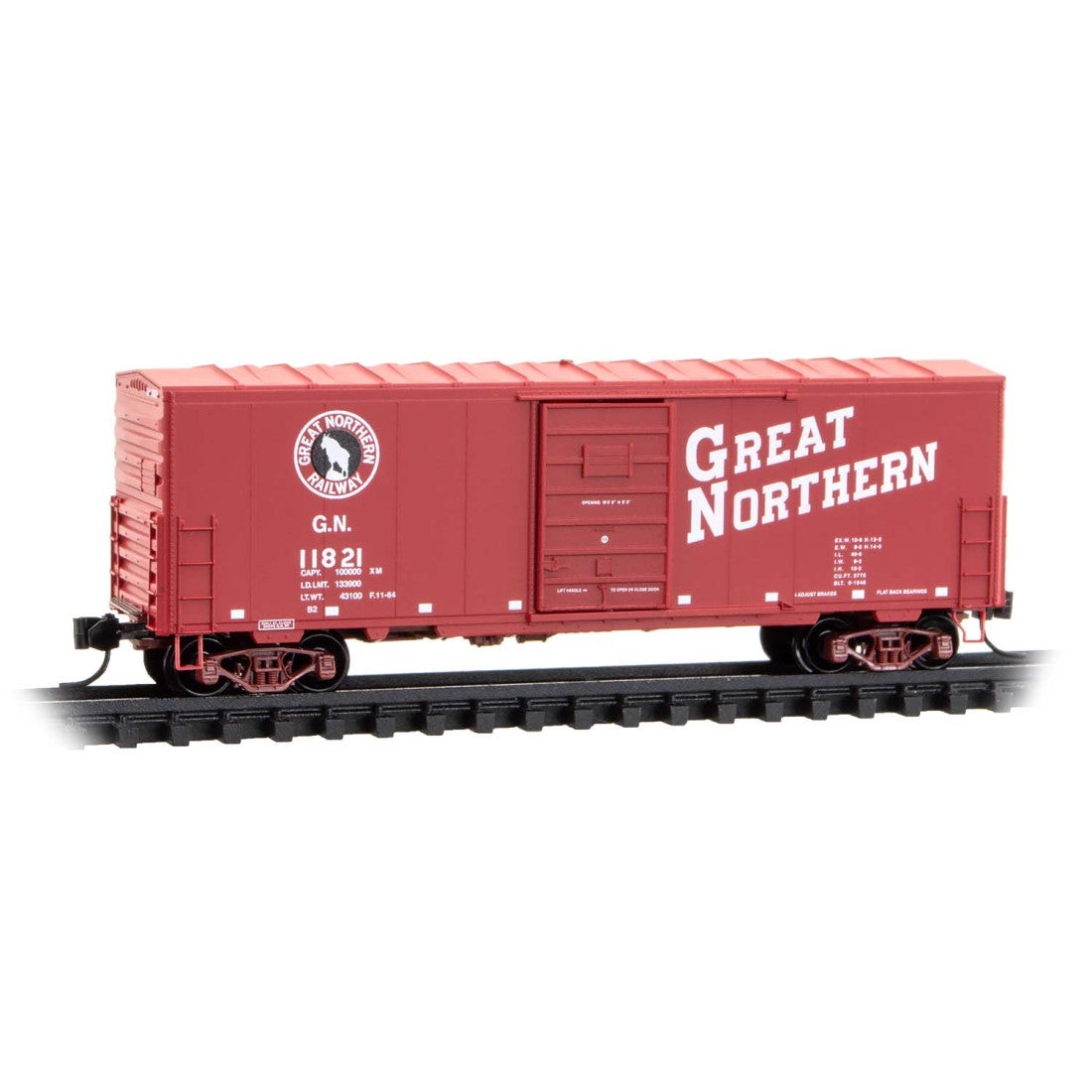 Micro-Trains 02400590 N Great Northern 40' Standard Boxcar #11821