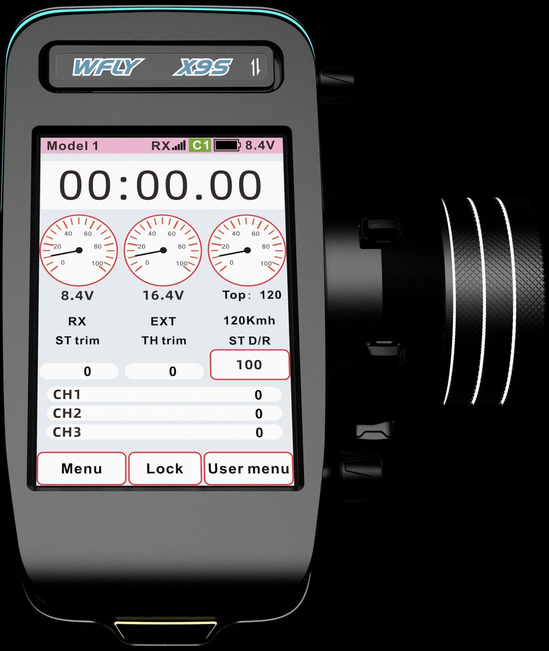 WFly X9S 9-Channel 2.4GHz Digital Radio Set with RG209S Receiver