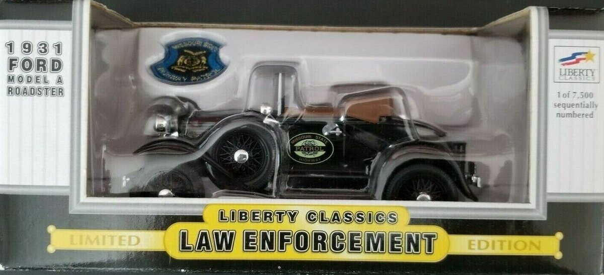 Liberty Classics 01596 1:24 Missouri State Highway Patrol '31 Ford Model A