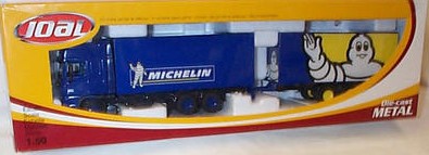 Joal 369 1:50 Die Cast Michelin Con DAF XF Tractor Double Trailer