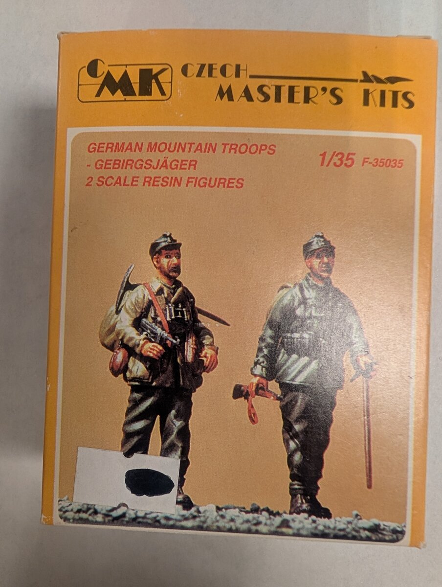 Czech Models F-35035 1:35 German Mountain Troops (2 Resin Figures)