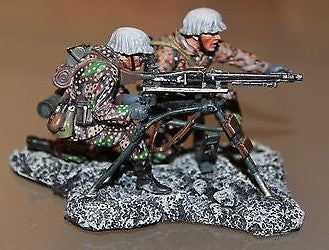 The Collectors Showcase CS00628 O Scale Bulge SS MG42 Infantry Team Figure