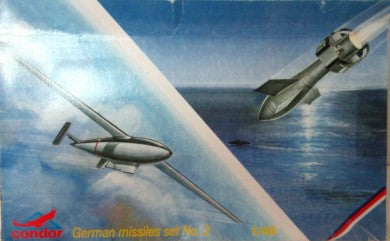 Condor C48004 1:48 German Missiles Set No.2 Plastic Model Kit