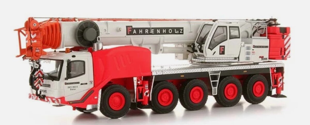 TWH Collectibles 090C-01330 1:50 Die Cast Grove GMK5095 Truck Crane 