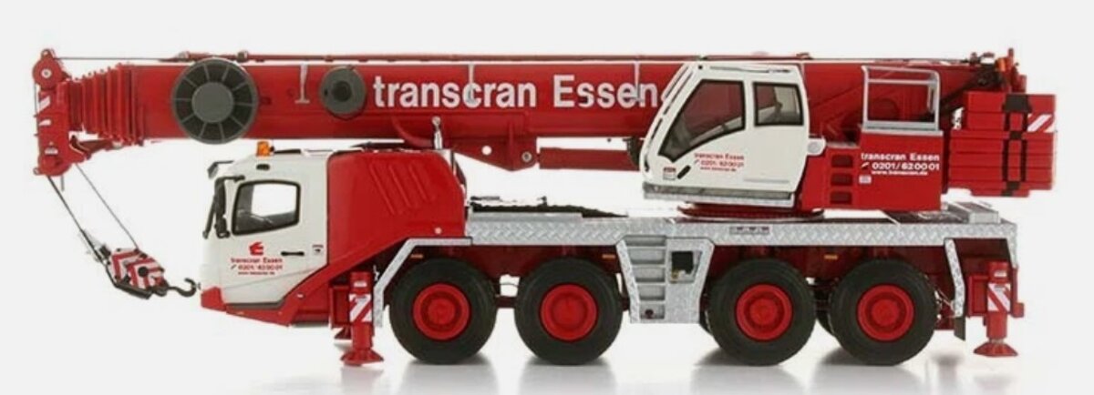 TWH Collectibles 090-01318 1:50 Die Cast Grove GMK4100L Transcran Essen Crane