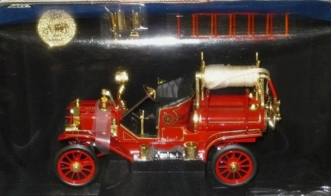 YatMing 20038 1:18 Diecast San Jose 1914 Model T Fire Engine w/Gold Plated Coin NIB