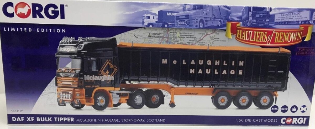 Corgi CC14119 1:50 DAF XF Bulk Tipper 