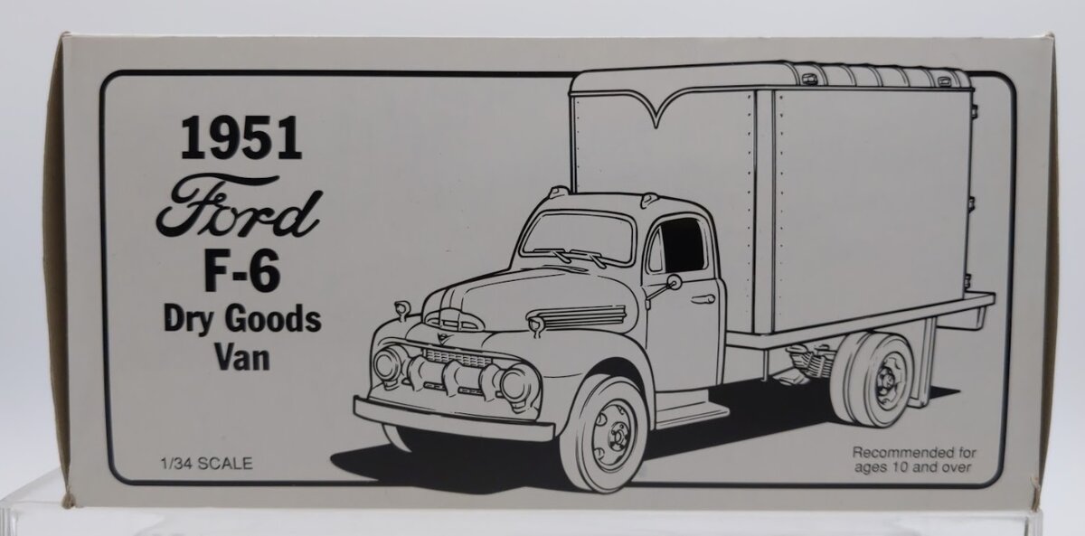 First Gear 10-1625 1:34 Scale 1951 Ford F-6 Dry Goods Van Diecast Metal