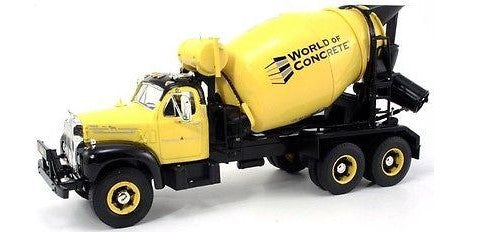 First Gear 19-3797 1:34 DieCast World of Concrete 2009 Mack B61Tandem Axle Mixer