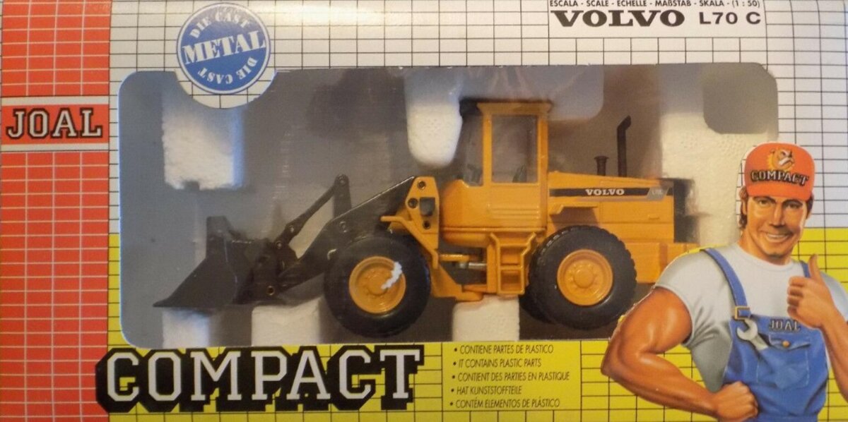 Joal 181 1:50 Scale Compact 'Volvo BM' L-70C Diecast Loader Tractor