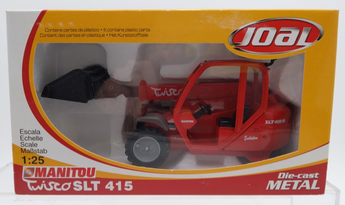 Joal 222 1:25 Manitou Twisco SLT 415 With Bucket Diecast Metal W/Plastic Parts