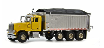 Sword Models SW2042-Y 1:50 Yellow Peterbilt 357 w/Rigid East Genesis Dump