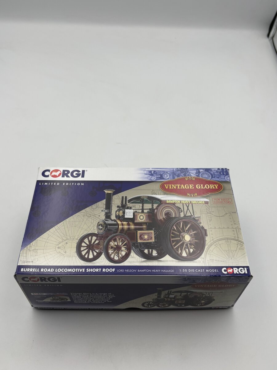 Corgi CC20519 1:50 Die Cast Burrell Road Locomotive Short Roof 