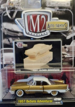 M2 Machines 31500 1:64 Die Cast Auto-Thentics Golden 1957 DeSoto Adventurer